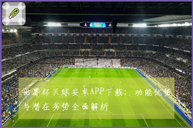 世界杯买球安卓APP下载：功能优势与潜在劣势全面解析