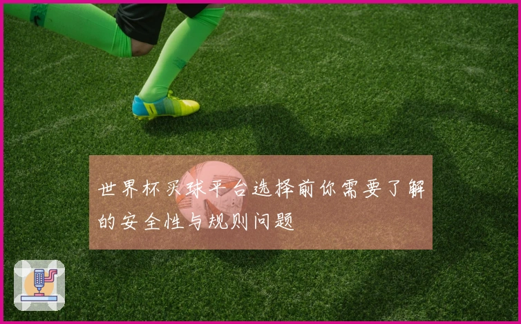 世界杯买球平台选择前你需要了解的安全性与规则问题